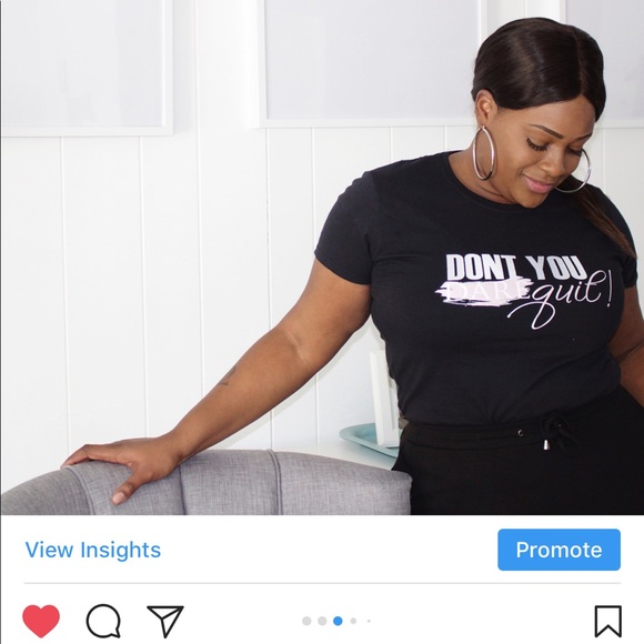 DONT YOU DARE QUIT motivational tee shirts. - Picture 1 of 3